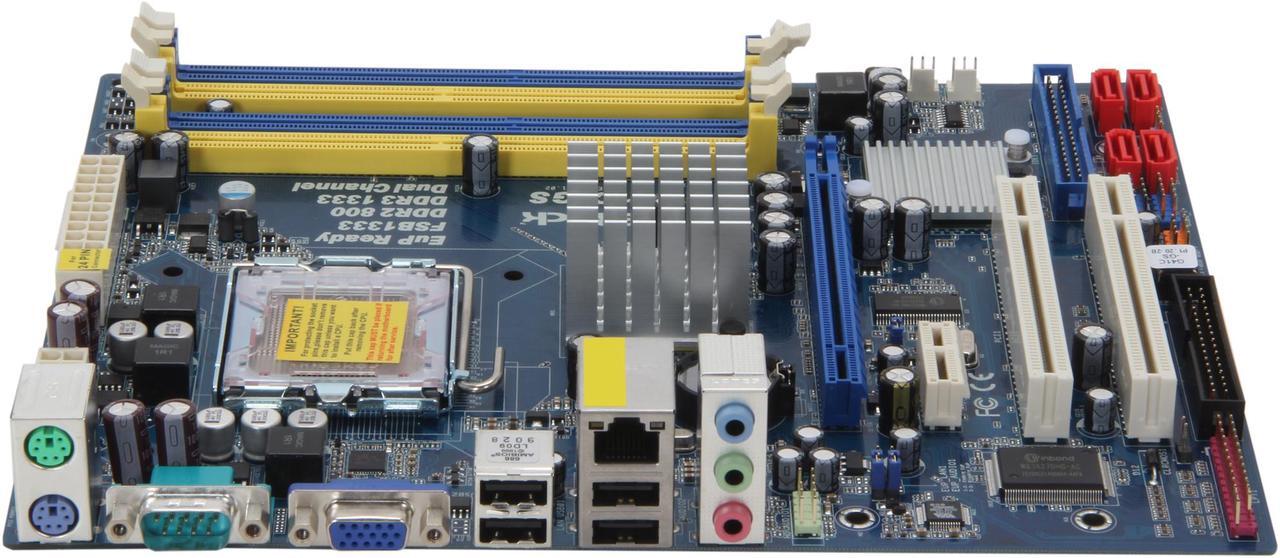 Alt view image 2 of 5 - ASRock G41C-GS LGA 775 Intel G41 + ICH7 Micro ATX Intel Motherboard