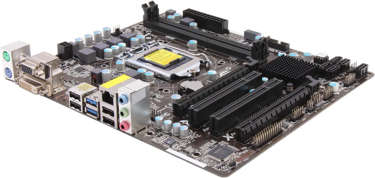 Main image of ASRock B75M-GL R2.0 LGA 1155 Intel B75 USB 3.0 Micro ATX Intel Motherboard with UEFI BIOS