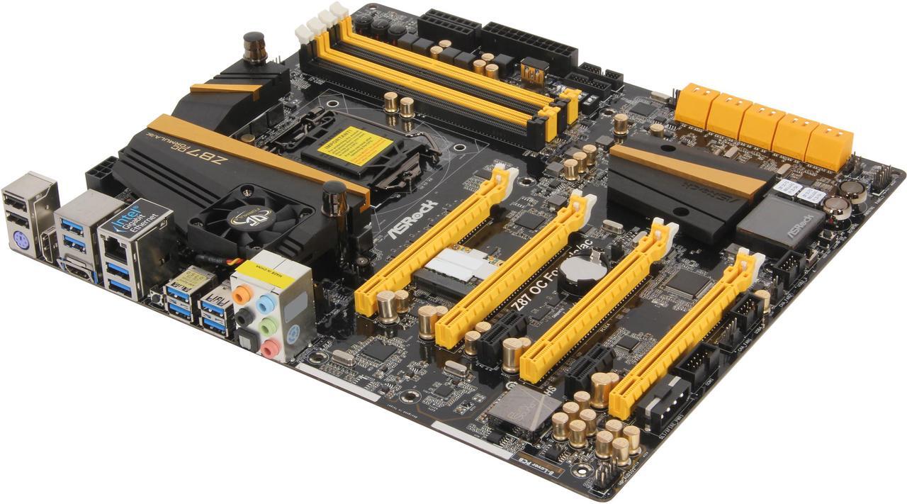Main image of ASRock Z87 OC Formula/ac LGA 1150 Intel Z87 HDMI USB 3.0 Extended ATX Intel Motherboard