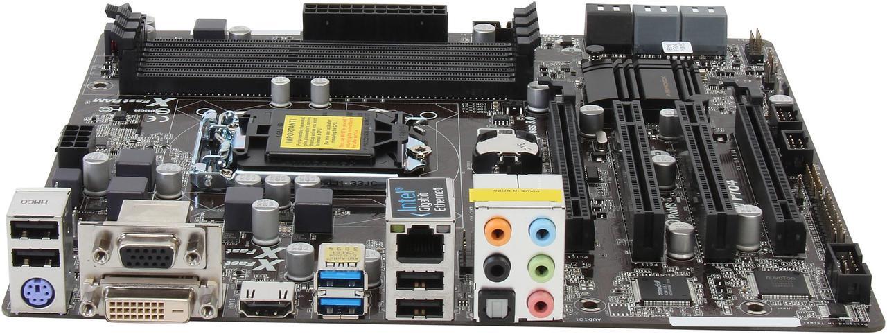 Alt view image 2 of 5 - ASRock B85M Pro4 LGA 1150 Intel B85 HDMI SATA 6Gb/s USB 3.0 Micro ATX Intel Motherboard