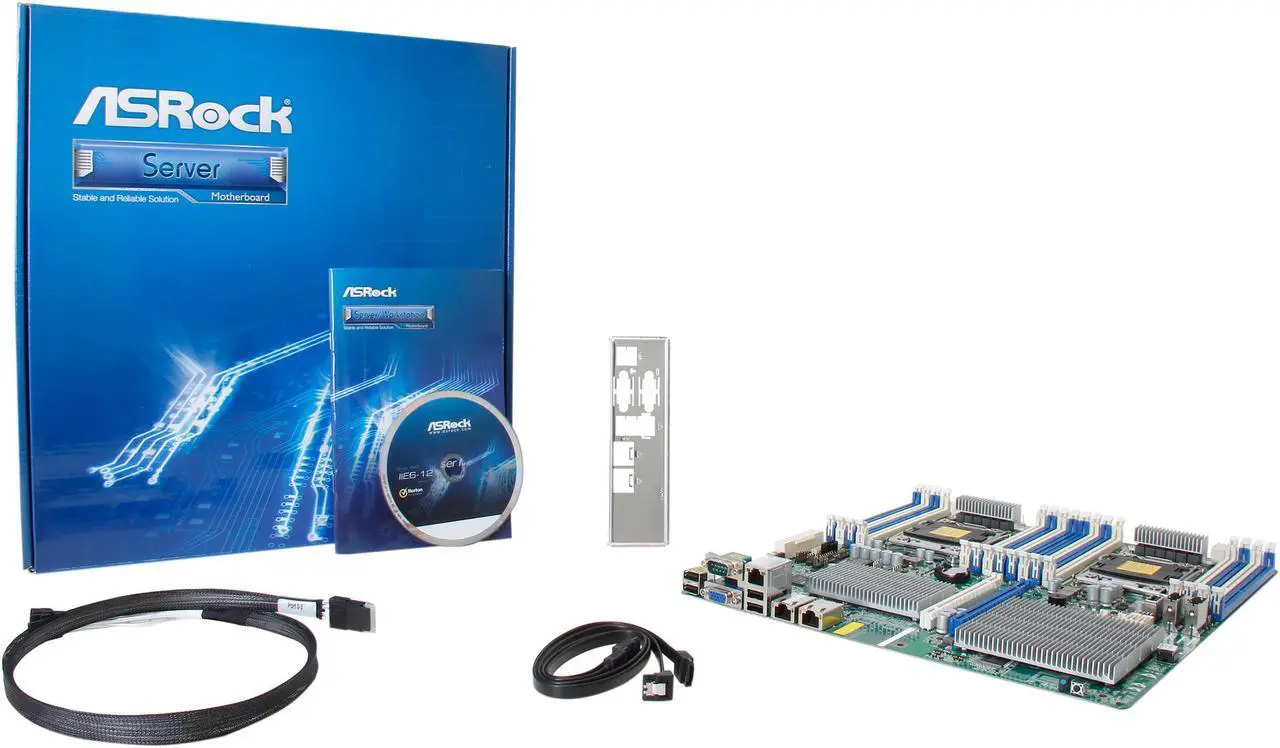 Alt view image 5 of 5 - AsRock Rack EP2C602-2L+/D16 SSI EEB Server Motherboard Dual LGA 2011 Intel C602 DDR3 1866 / 1600 / 1333 / 1066 R / LR ECC and UDIMM
