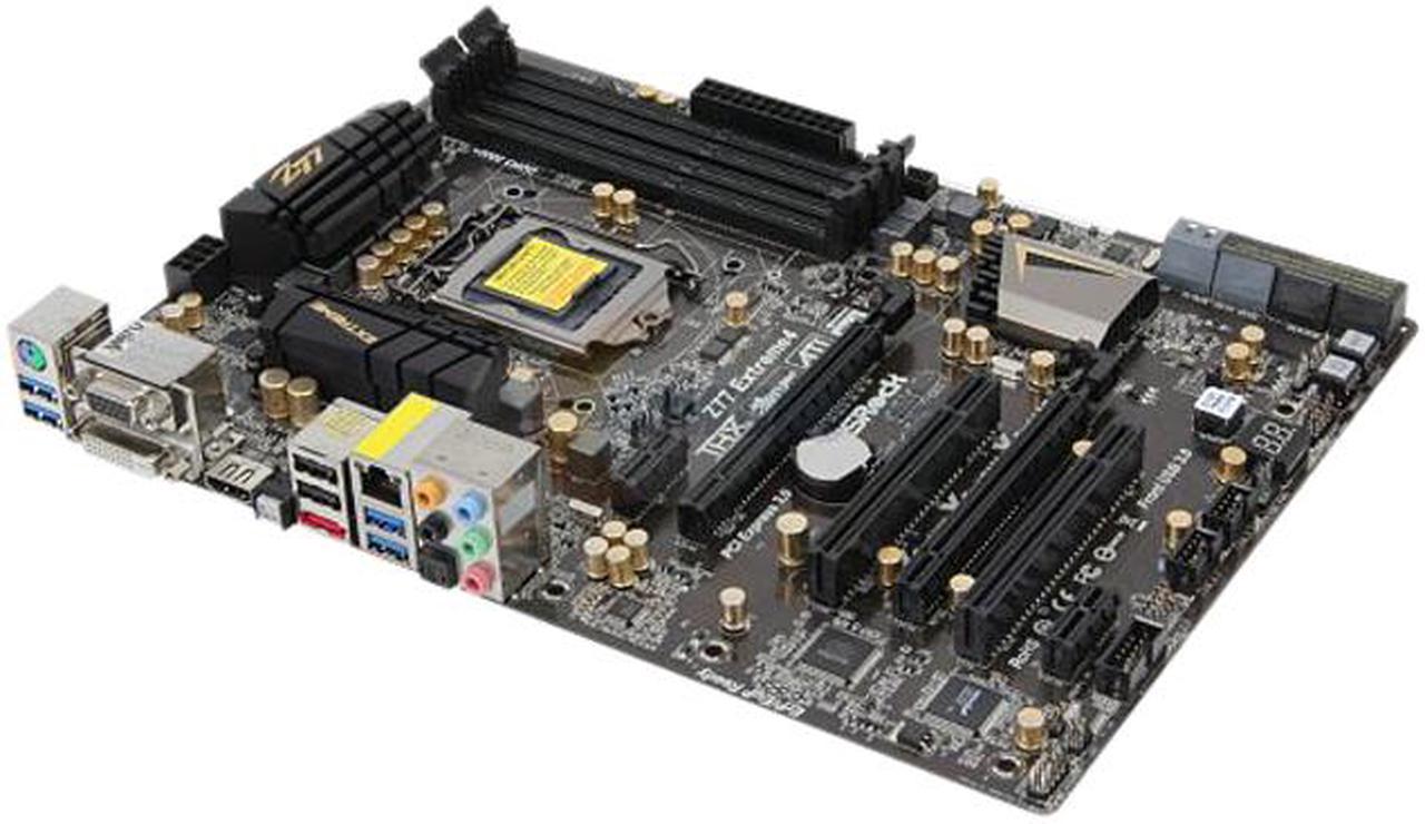 ASRock Z77 Extreme4 LGA 1155 Intel Z77 HDMI SATA 6Gb/s USB 3.0 ATX Intel Motherboard