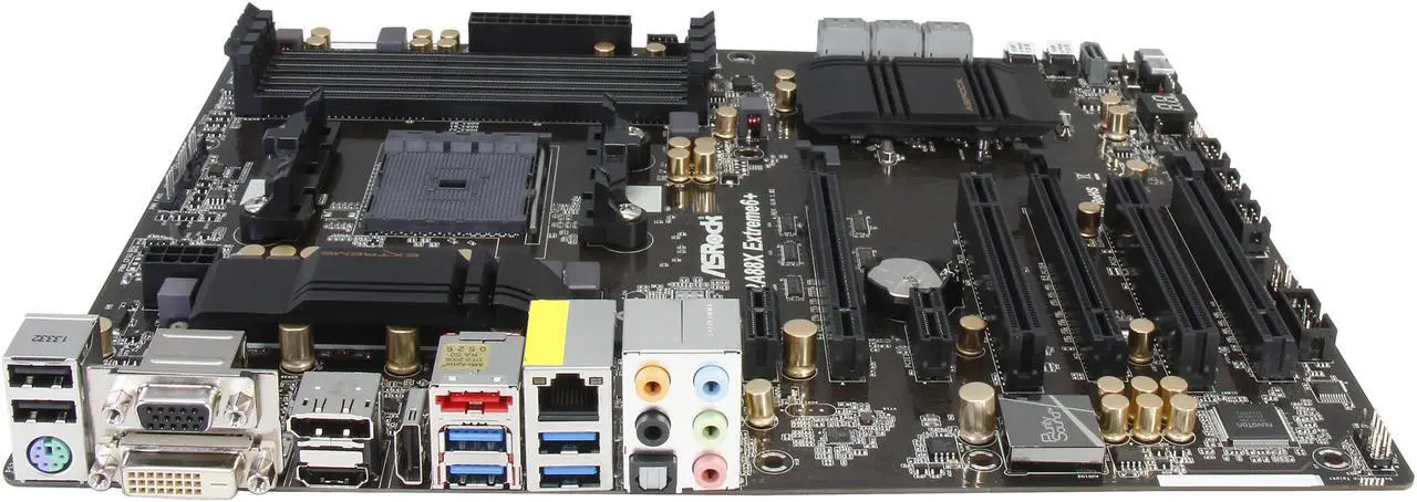 Alt view image 3 of 5 - ASRock FM2A88X Extreme6+ FM2+ / FM2 AMD A88X (Bolton D4) USB 3.0 HDMI ATX AMD Motherboard