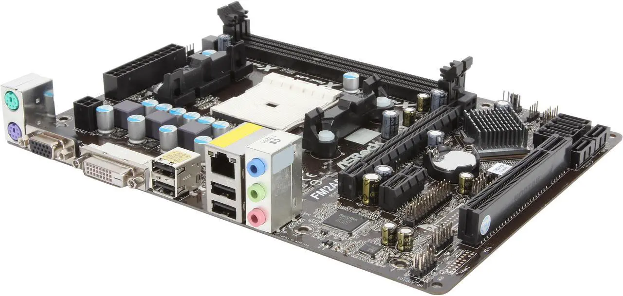 Main image of ASRock FM2A55M-DGS R2.0 FM2 AMD A55 (Hudson D2) Micro ATX AMD Motherboard