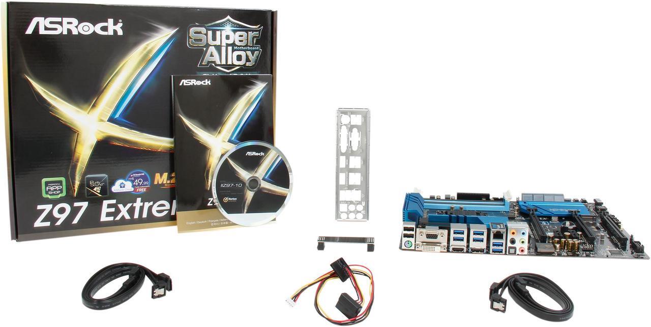 Alt view image 6 of 5 - ASRock Z97 Extreme4 LGA 1150 Intel Z97 HDMI SATA 6Gb/s USB 3.0 ATX Intel Motherboard