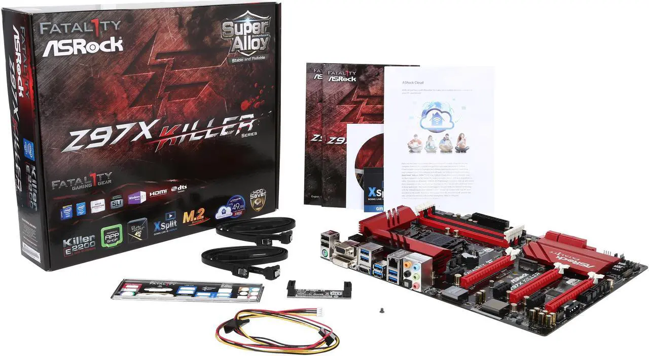 Alt view image 6 of 5 - ASRock ASRock Fatal1ty Gaming Fatal1ty Z97X Killer LGA 1150 Intel Z97 HDMI USB 3.0 ATX Intel Motherboard