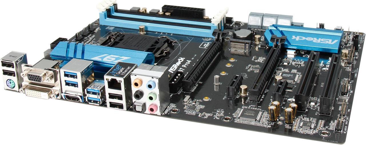 Main image of ASRock Z97 Pro4 LGA 1150 Intel Z97 HDMI USB 3.0 ATX Intel Motherboard