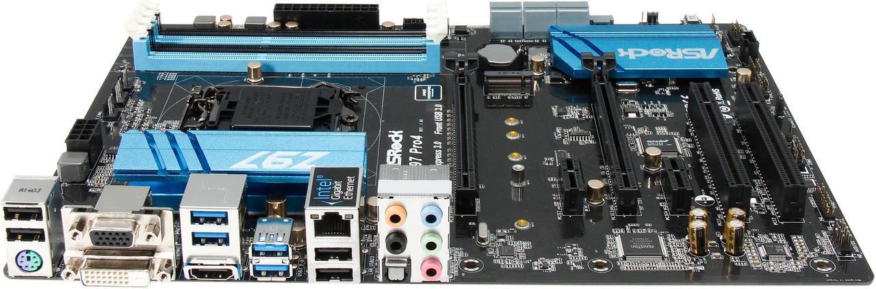 Alt view image 3 of 5 - ASRock Z97 Pro4 LGA 1150 Intel Z97 HDMI USB 3.0 ATX Intel Motherboard