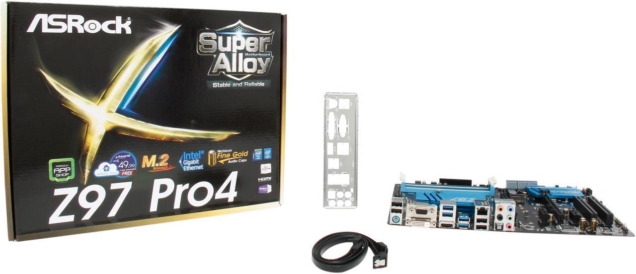 Alt view image 6 of 5 - ASRock Z97 Pro4 LGA 1150 Intel Z97 HDMI USB 3.0 ATX Intel Motherboard