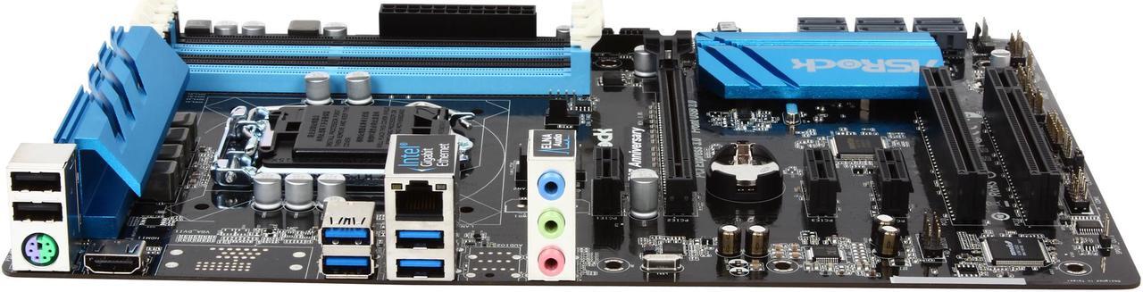 Alt view image 3 of 5 - ASRock Z97 Anniversary LGA 1150 Intel Z97 HDMI USB 3.0 ATX Intel Motherboard