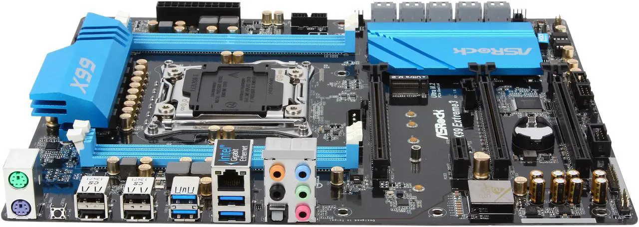 Alt view image 3 of 5 - ASRock X99 Extreme3 LGA 2011-v3 Intel X99 USB 3.0 ATX Intel Motherboard