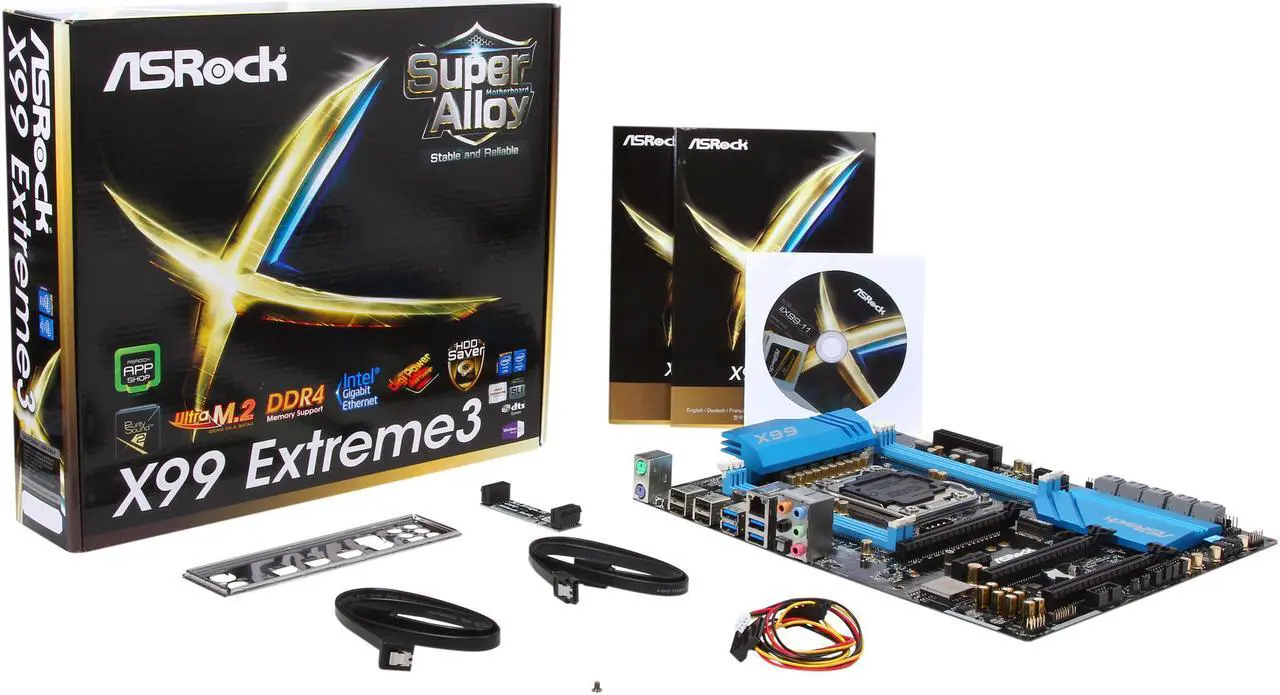 Alt view image 6 of 5 - ASRock X99 Extreme3 LGA 2011-v3 Intel X99 USB 3.0 ATX Intel Motherboard
