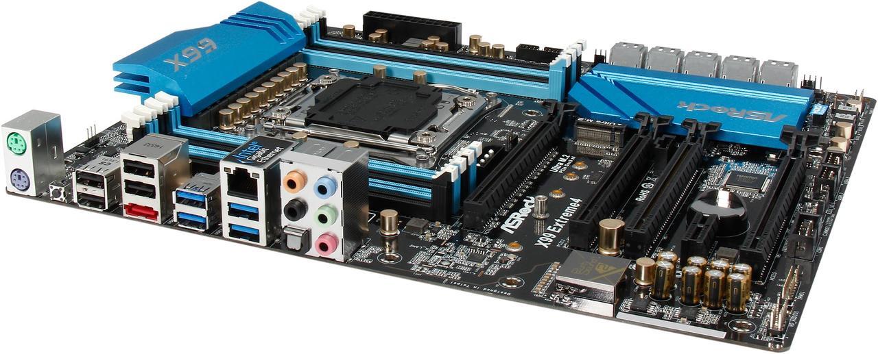 Main image of ASRock X99 Extreme4 LGA 2011-v3 Intel X99 SATA 6Gb/s USB 3.1 ATX Intel Motherboard