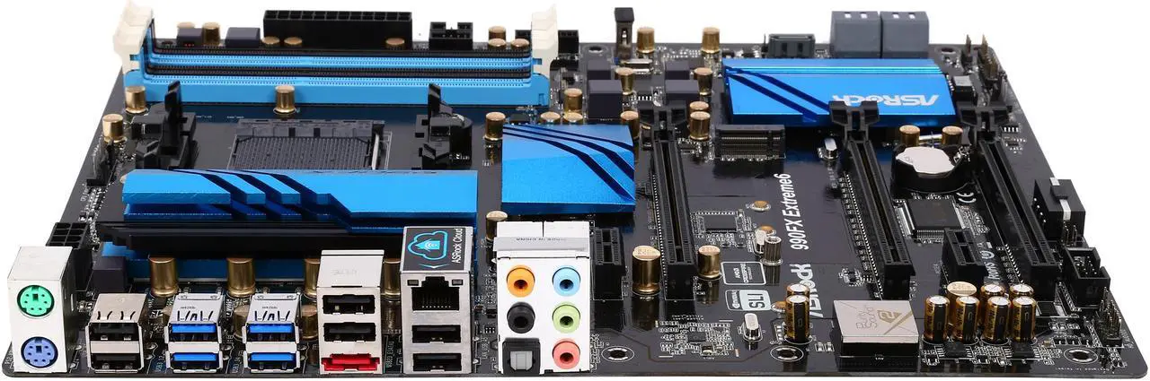 Alt view image 3 of 5 - ASRock 990FX Extreme6 AM3+ Northbridge: AMD 990FX Southbridge: AMD SB950 USB 3.0 ATX AMD Motherboard