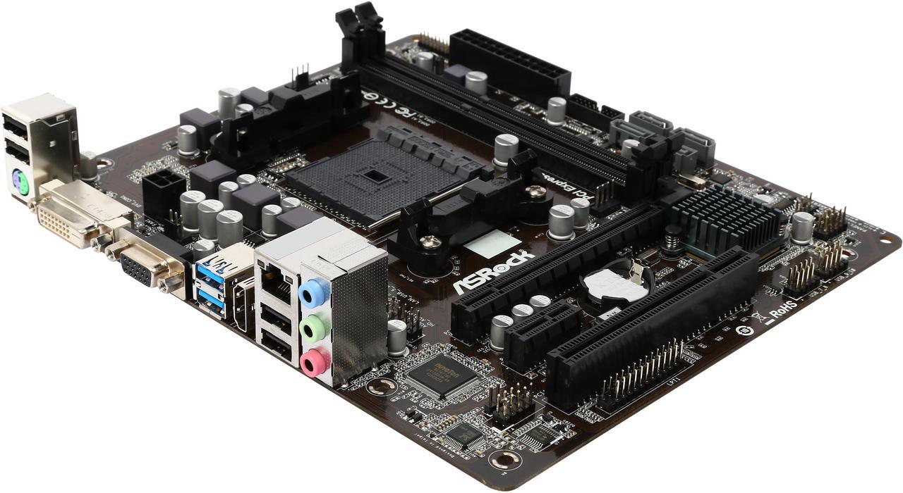 Main image of ASRock FM2A68M-HD+ FM2+ / FM2 AMD A68H (Bolton-D2H) SATA 6Gb/s USB 3.0 HDMI Micro ATX AMD Motherboard