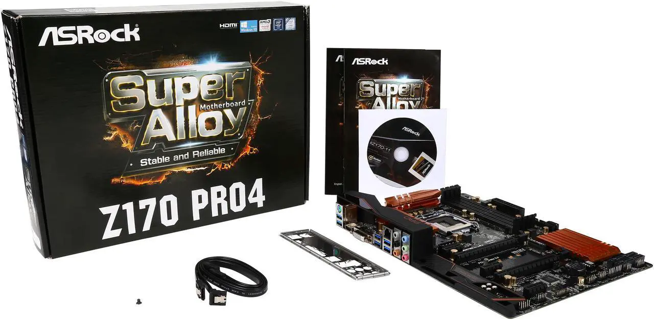 Alt view image 6 of 5 - ASRock Z170 Pro4 LGA 1151 Intel Z170 HDMI USB 3.0 ATX Intel Motherboard