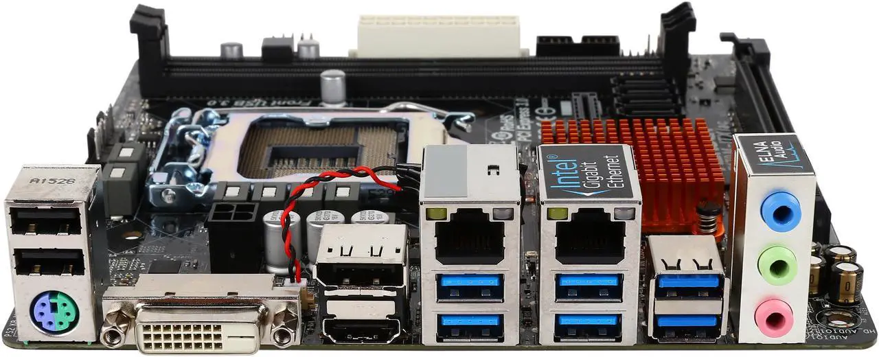 Alt view image 3 of 5 - ASRock Z170M-ITX/ac LGA 1151 Intel Z170 HDMI USB 3.0 Mini ITX Intel Motherboard