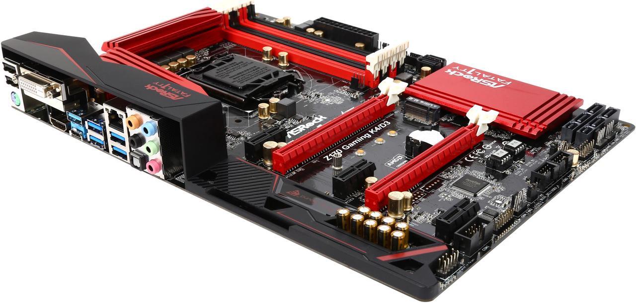 Main image of ASRock ASRock Fatal1ty Gaming Z170 Gaming K4/D3 LGA 1151 Intel Z170 HDMI SATA 6Gb/s USB 3.0 ATX Intel Motherboard