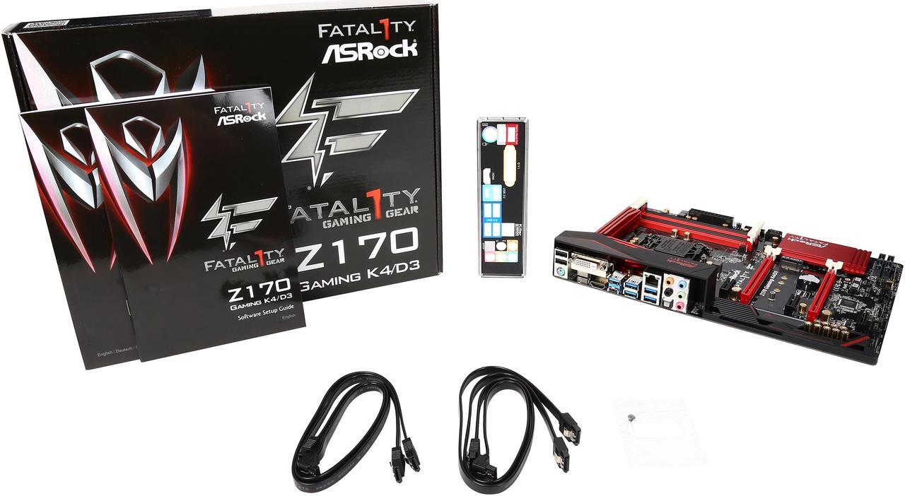 Alt view image 6 of 5 - ASRock ASRock Fatal1ty Gaming Z170 Gaming K4/D3 LGA 1151 Intel Z170 HDMI SATA 6Gb/s USB 3.0 ATX Intel Motherboard