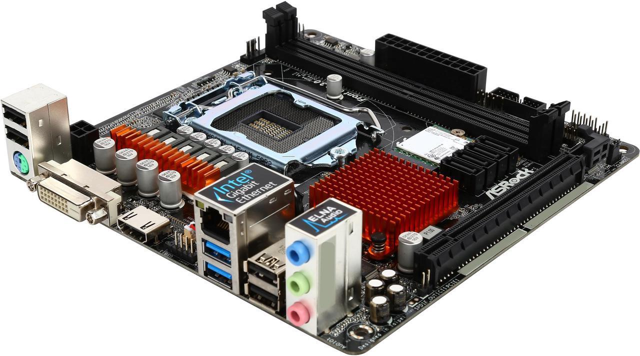 Main image of ASRock H110M-ITX/ac LGA 1151 Intel H110 HDMI SATA 6Gb/s USB 3.1 Mini ITX Intel Motherboard
