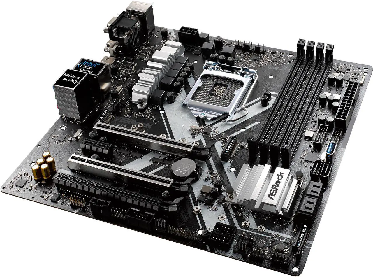 Alt view image 2 of 7 - ASRock Z270M EXTREME 4 LGA 1151 Intel Z270 HDMI USB 3.1 USB 3.0 Micro ATX Motherboards - Intel