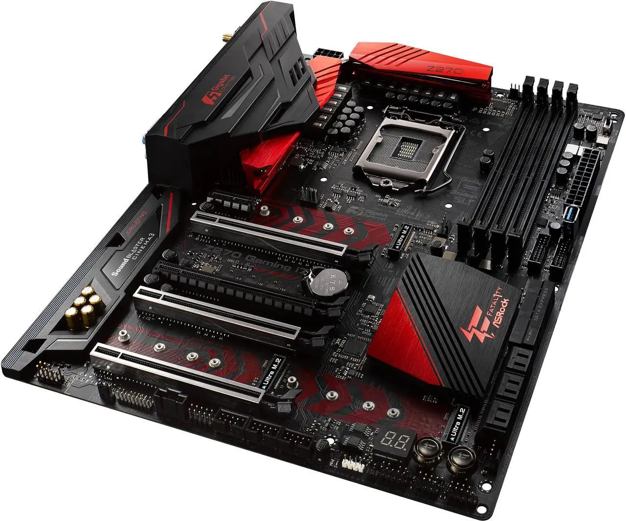 Alt view image 2 of 7 - ASRock Fatal1ty Z270 GAMING I7 LGA 1151 Intel Z270 HDMI USB 3.1 ATX Motherboards - Intel