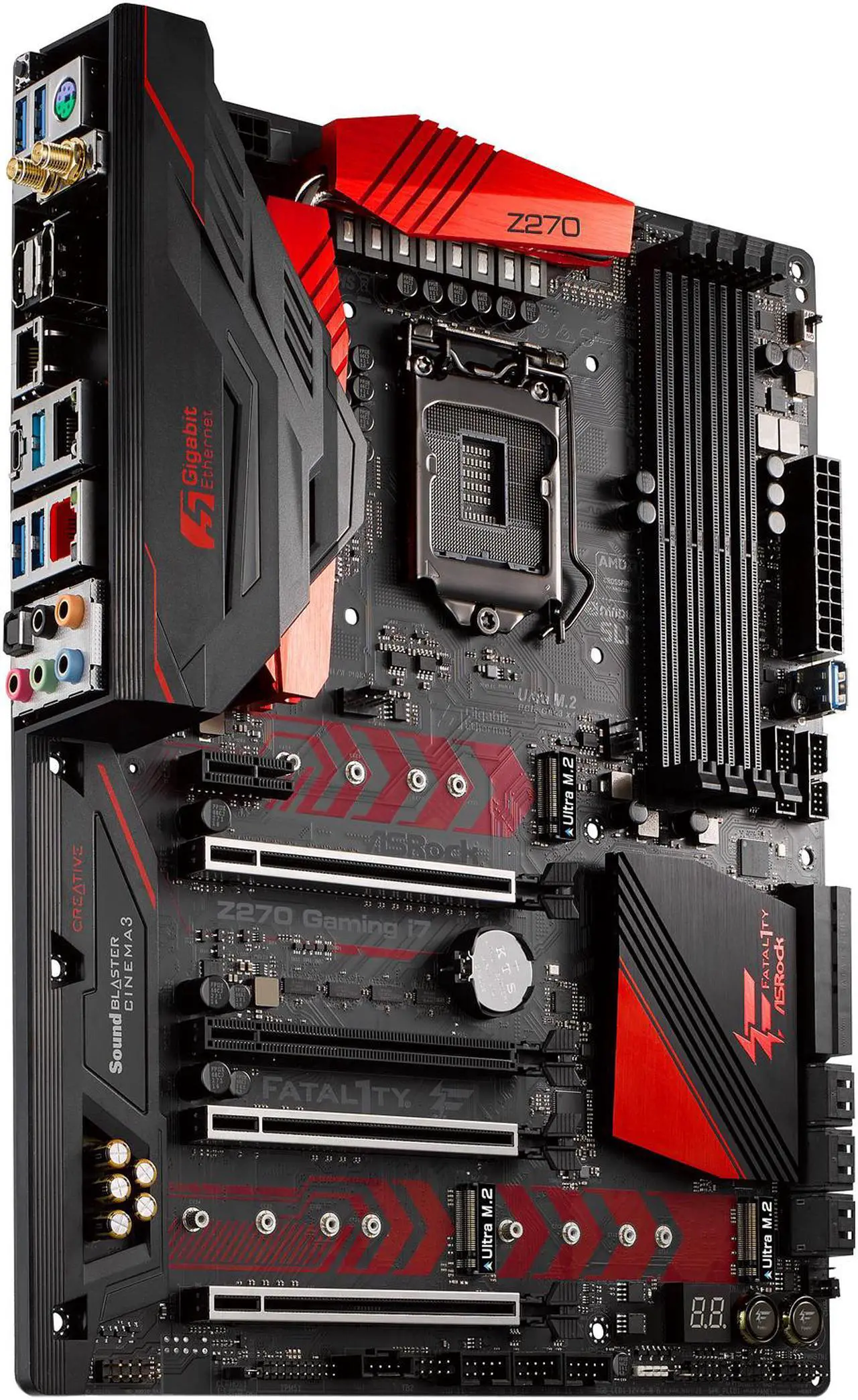Alt view image 3 of 7 - ASRock Fatal1ty Z270 GAMING I7 LGA 1151 Intel Z270 HDMI USB 3.1 ATX Motherboards - Intel