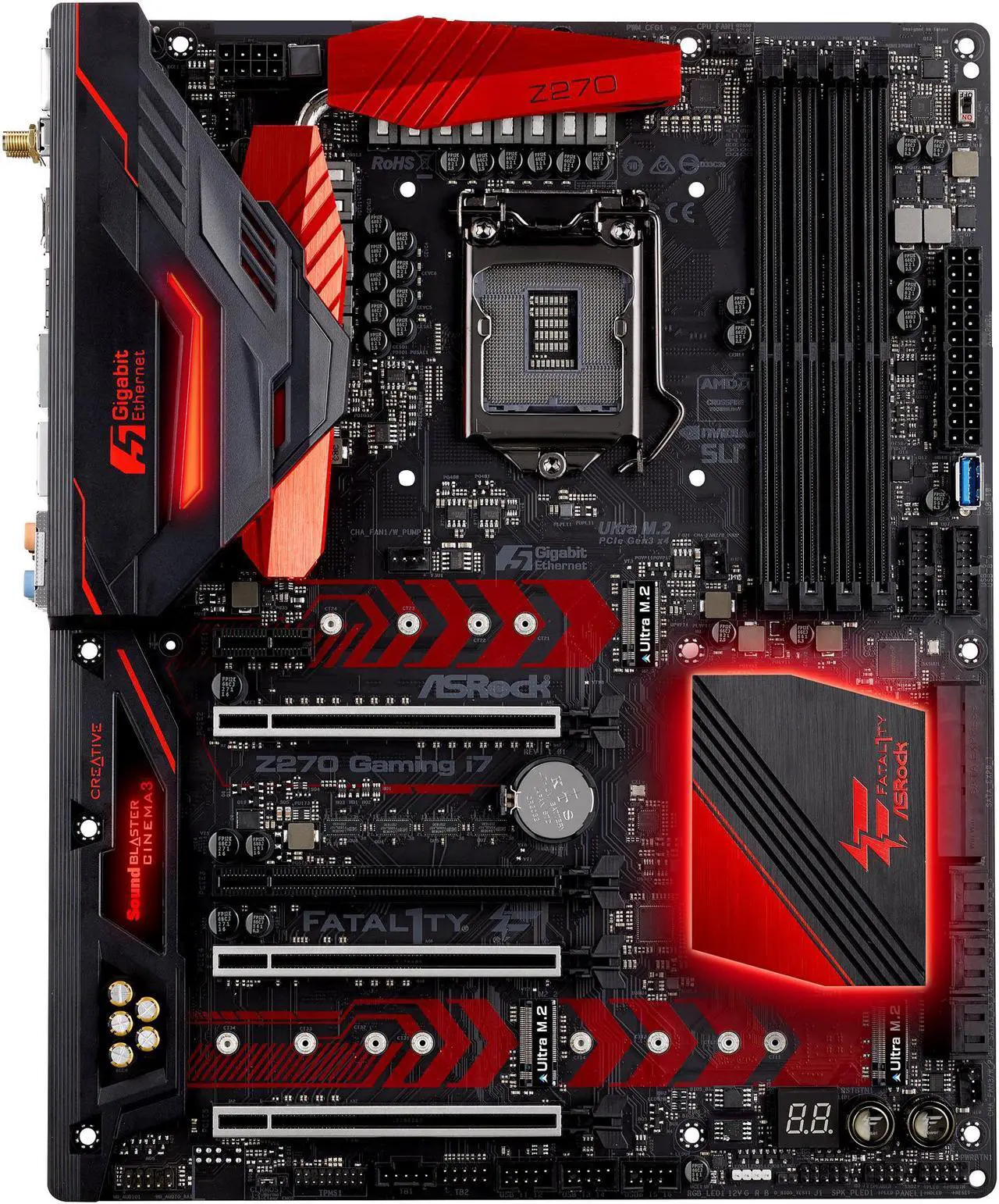 Main image of ASRock Fatal1ty Z270 GAMING I7 LGA 1151 Intel Z270 HDMI USB 3.1 ATX Motherboards - Intel