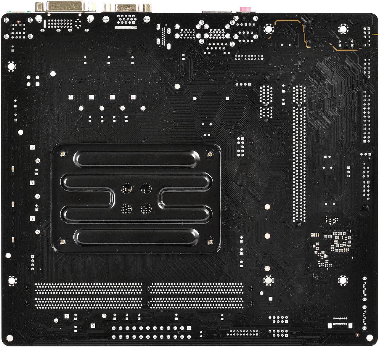 Alt view image 4 of 7 - ASRock AB350M-HDV AM4 AMD Promontory B350 SATA 6Gb/s USB 3.1 HDMI Micro ATX AMD Motherboard