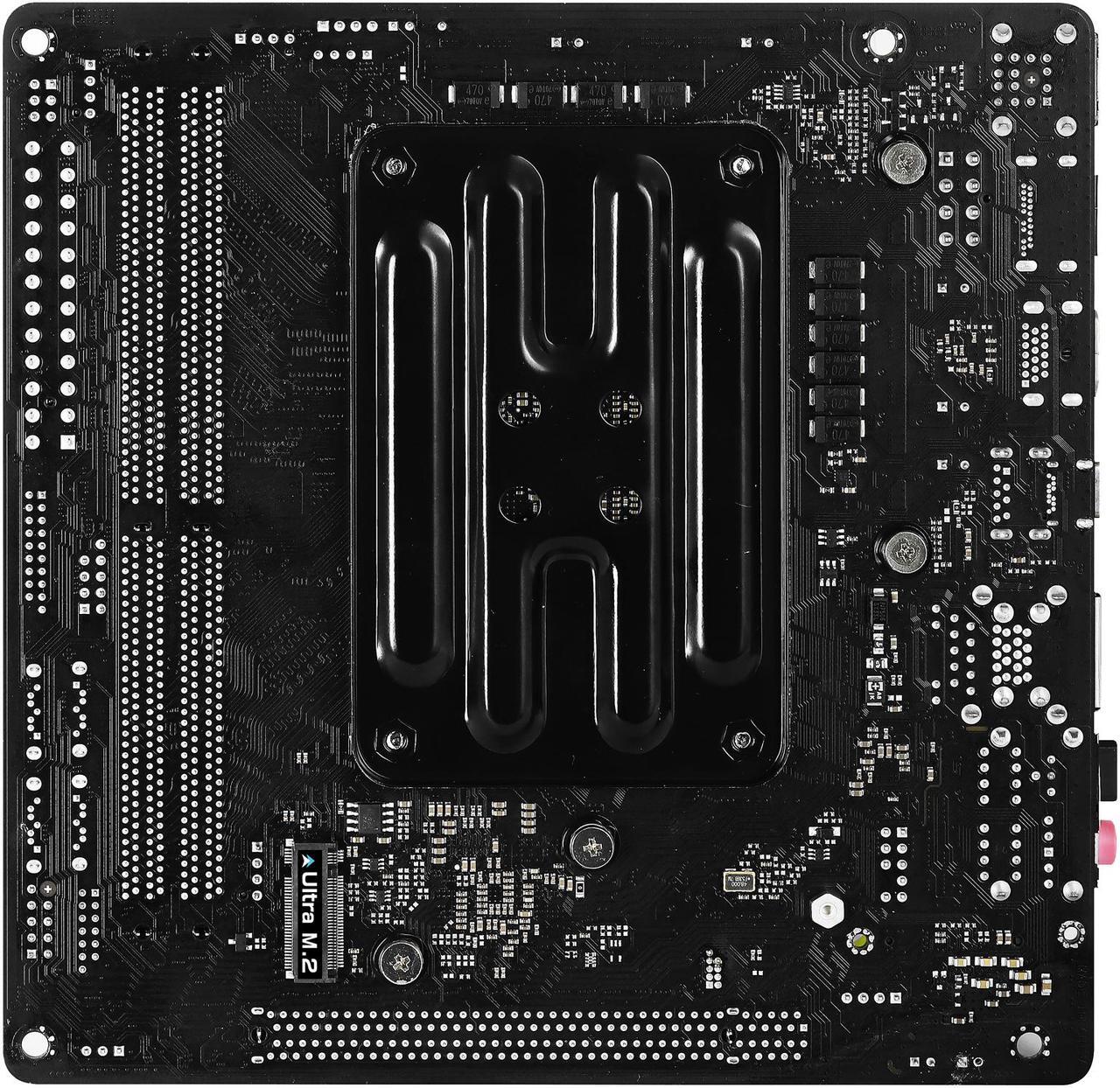 Alt view image 3 of 9 - ASRock Fatal1ty B450 GAMING-ITX/AC AM4 AMD Promontory B450 SATA 6Gb/s Mini ITX AMD Motherboard