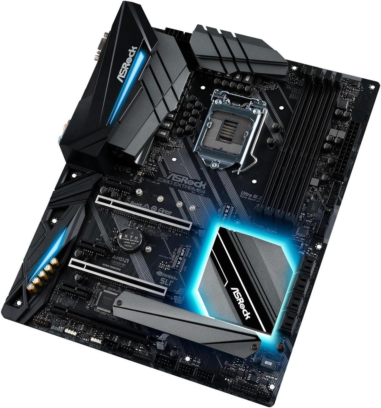 Alt view image 4 of 8 - ASRock Z390 Extreme4 LGA 1151 (300 Series) Intel Z390 HDMI SATA 6Gb/s USB 3.1 ATX Intel Motherboard