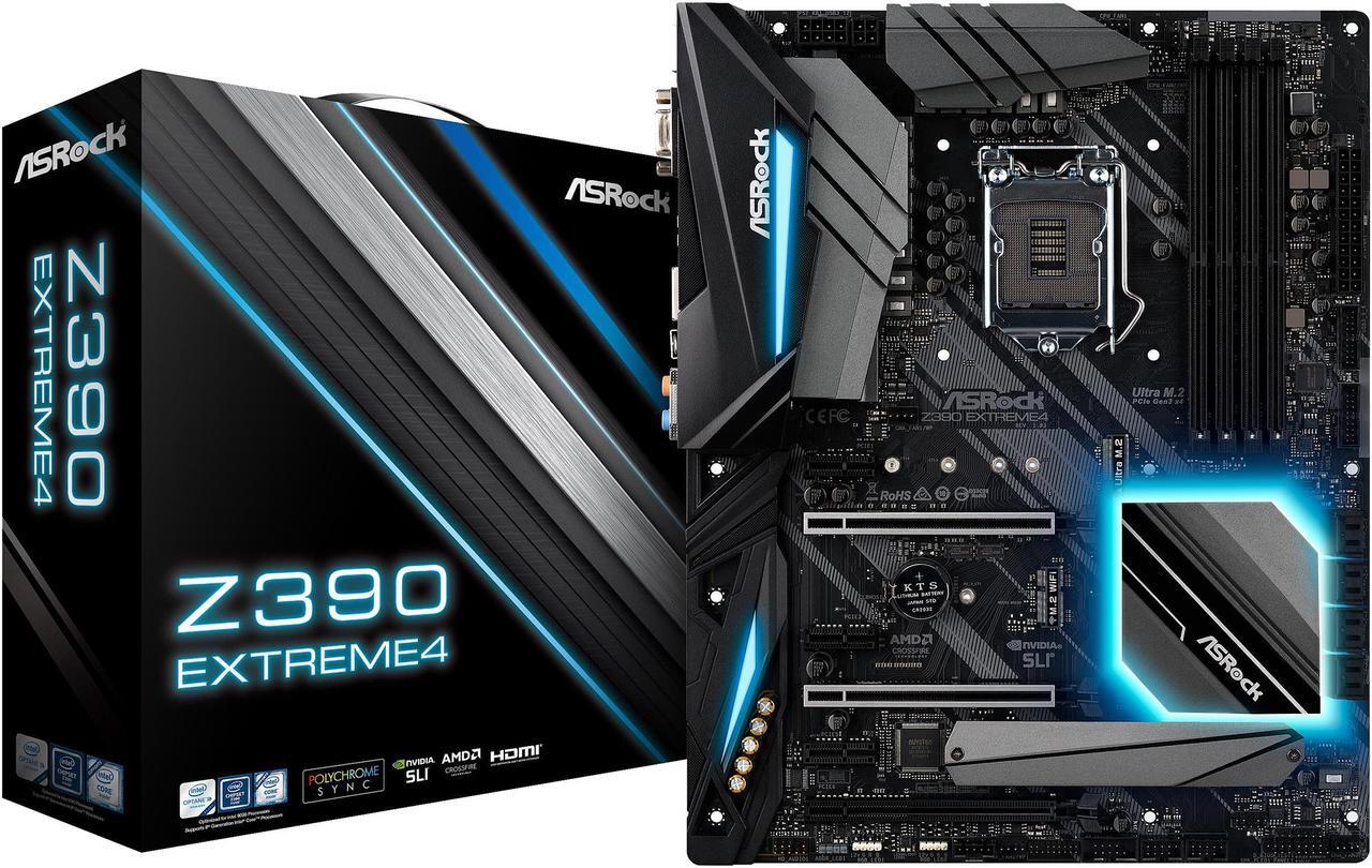 Alt view image 8 of 8 - ASRock Z390 Extreme4 LGA 1151 (300 Series) Intel Z390 HDMI SATA 6Gb/s USB 3.1 ATX Intel Motherboard