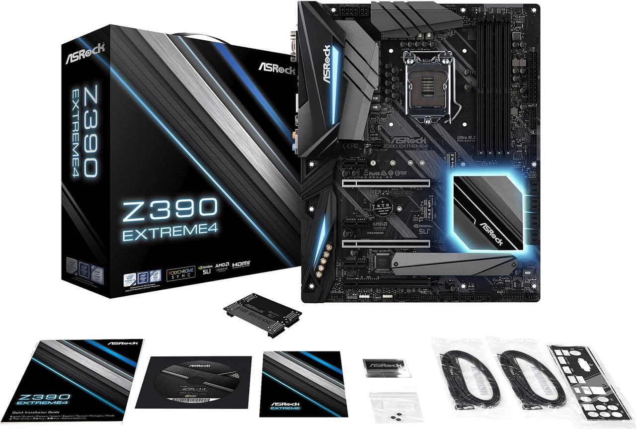 Alt view image 6 of 8 - ASRock Z390 Extreme4 LGA 1151 (300 Series) Intel Z390 HDMI SATA 6Gb/s USB 3.1 ATX Intel Motherboard