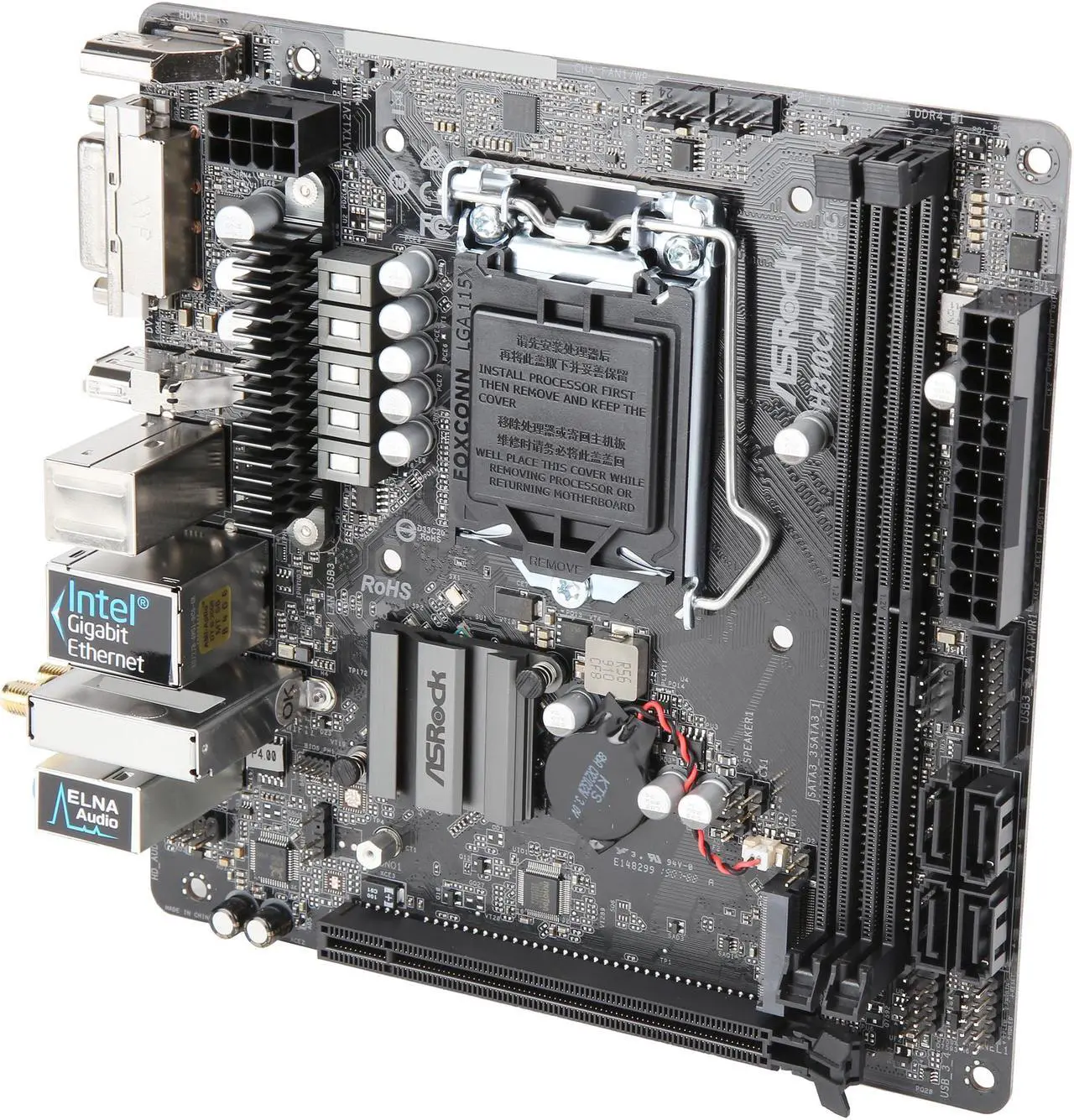Main image of ASRock H310CM-ITX/ac LGA 1151 (300 Series) Intel H310 Mini ITX Intel Motherboard