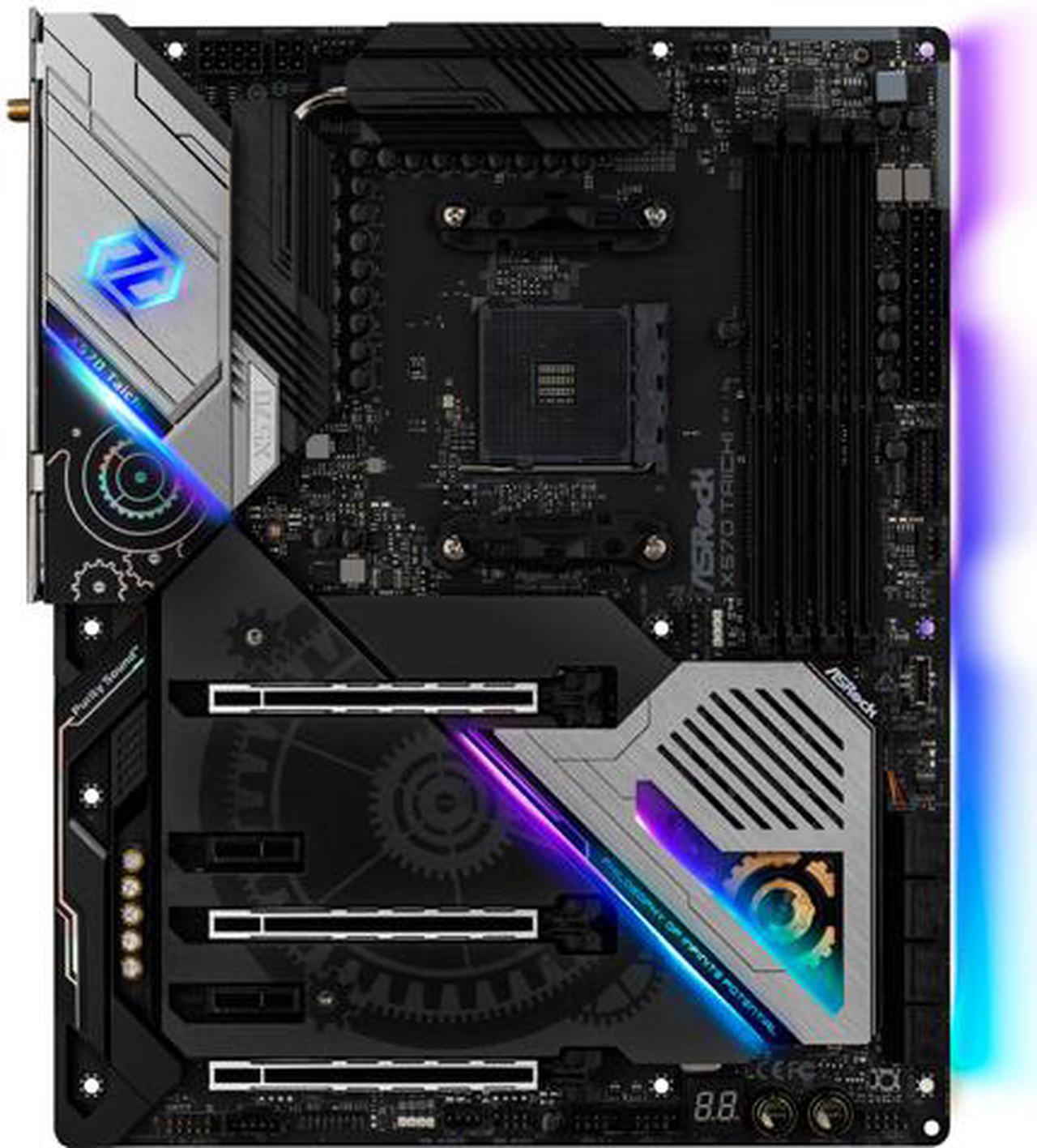 Alt view image 2 of 8 - ASRock X570 TAICHI AM4 AMD X570 SATA 6Gb/s ATX AMD Motherboard