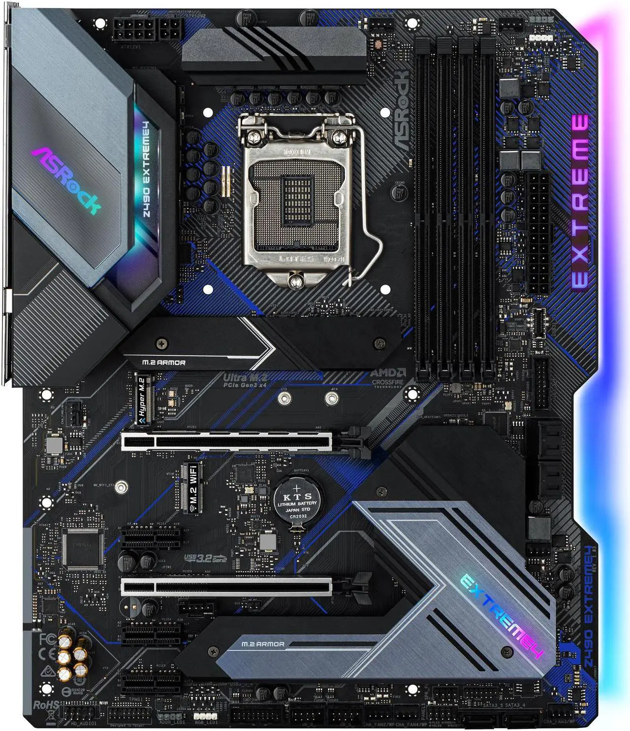Main image of ASRock Z490 Extreme4 LGA 1200 Intel Z490 ATX Intel Motherboard