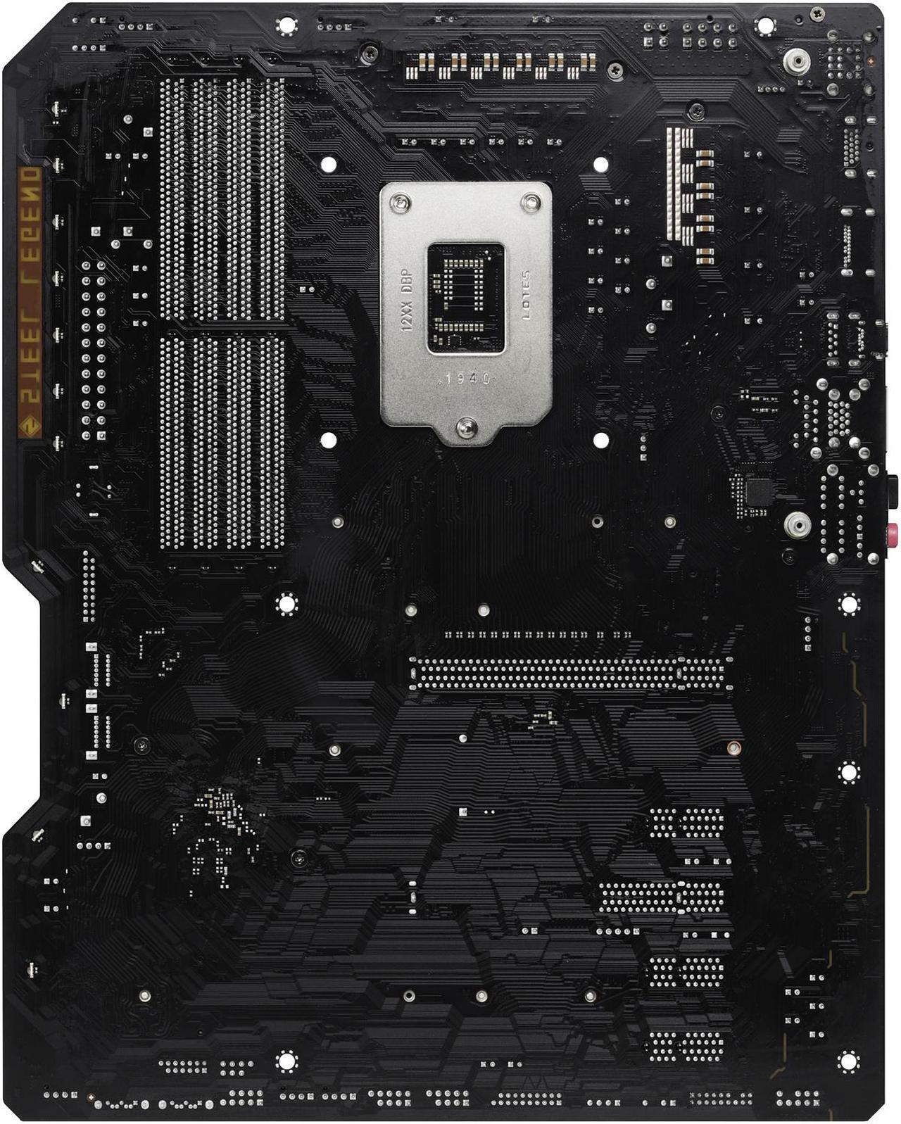 Alt view image 4 of 7 - ASRock Z490 Steel Legend LGA 1200 Intel Z490 ATX Intel Motherboard