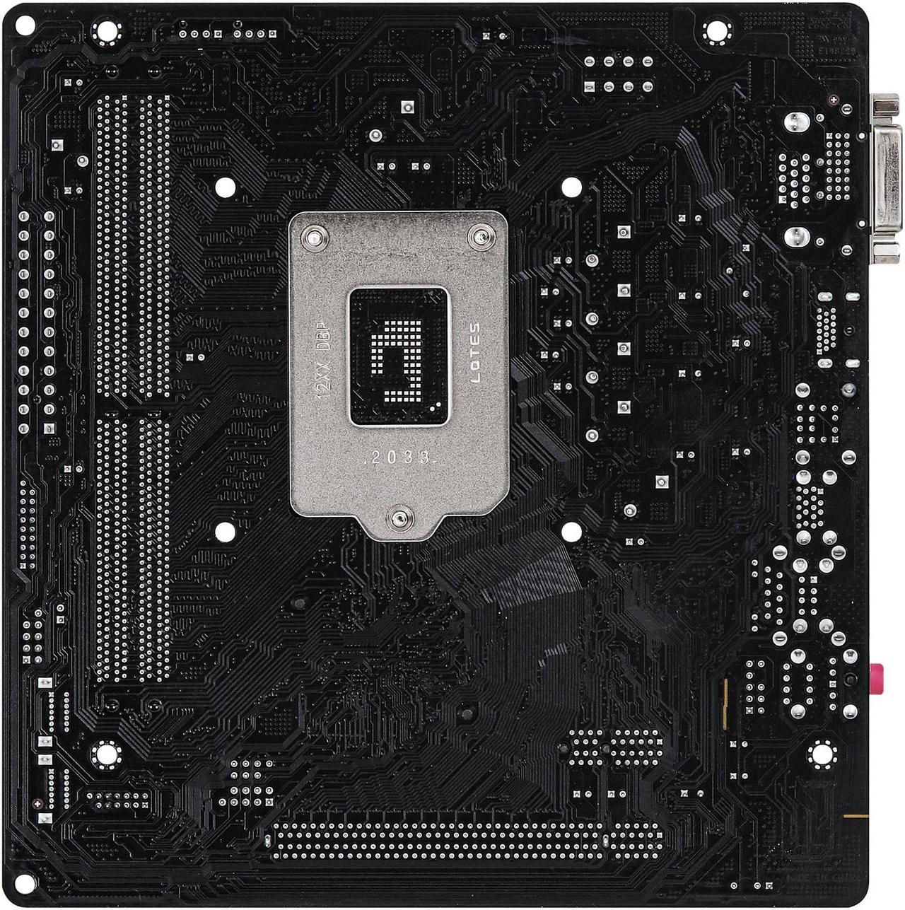 Alt view image 6 of 9 - ASRock H470M-HDV LGA 1200 Intel H470 Micro ATX Intel Motherboard