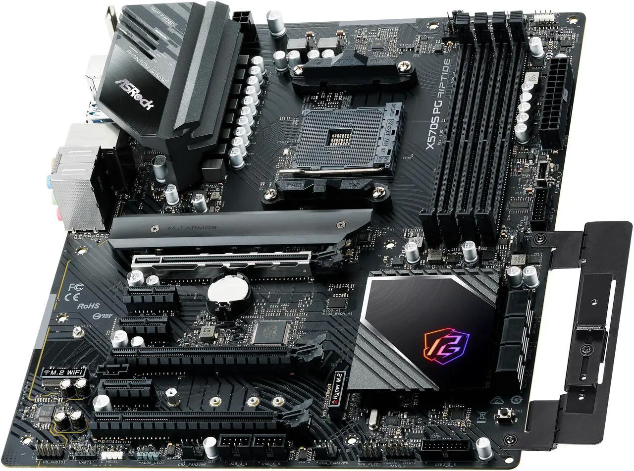 Alt view image 5 of 12 - ASRock X570S PG RIPTIDE AM4 AMD X570 ATX AMD Motherboard