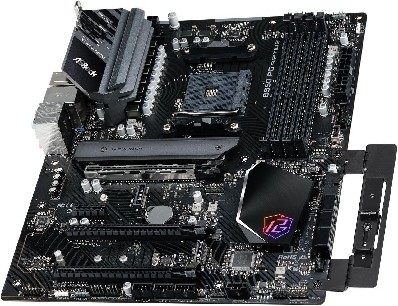 Alt view image 5 of 11 - ASRock B550 PG RIPTIDE AM4 AMD B550 ATX AMD Motherboard
