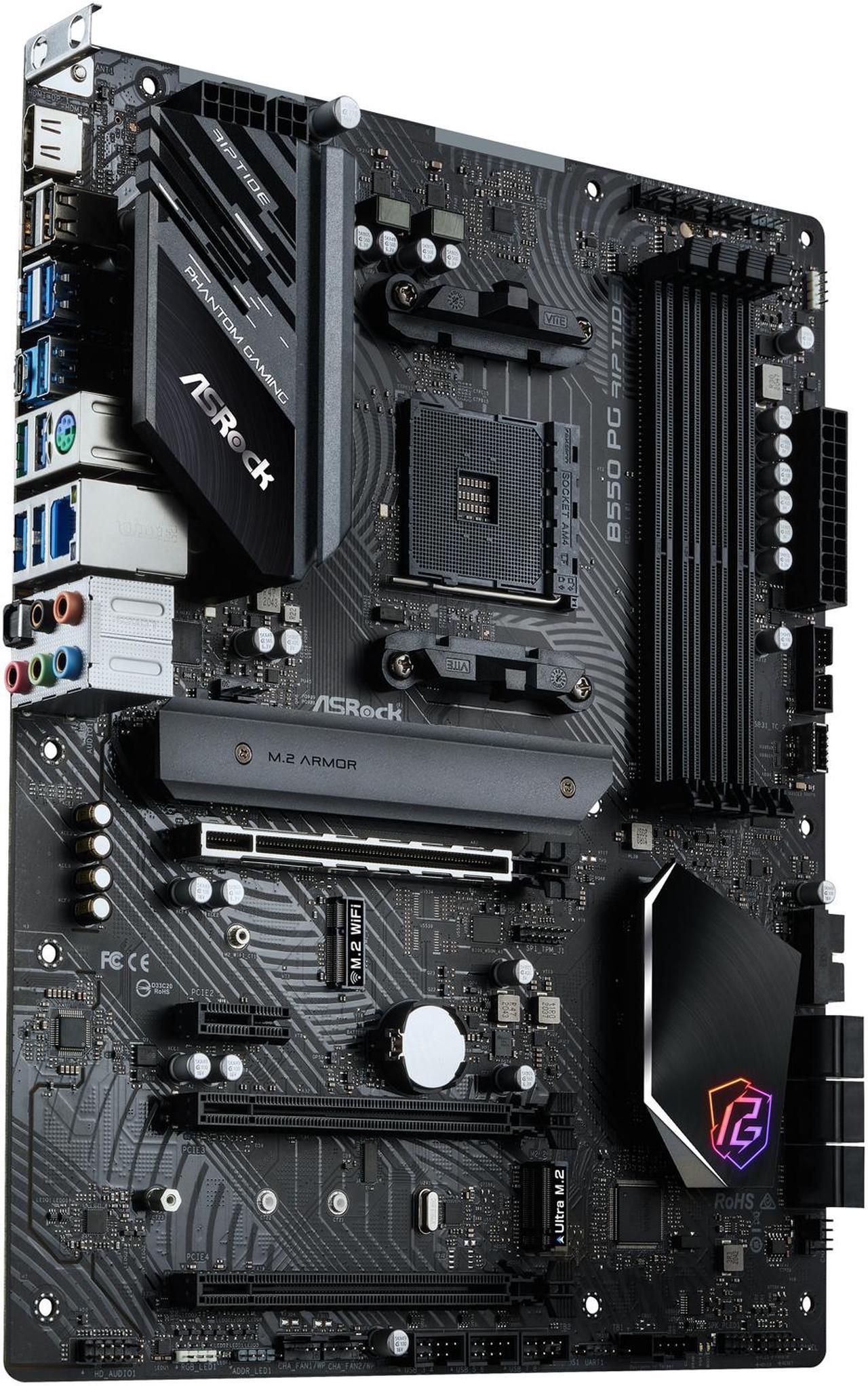 Alt view image 6 of 11 - ASRock B550 PG RIPTIDE AM4 AMD B550 ATX AMD Motherboard