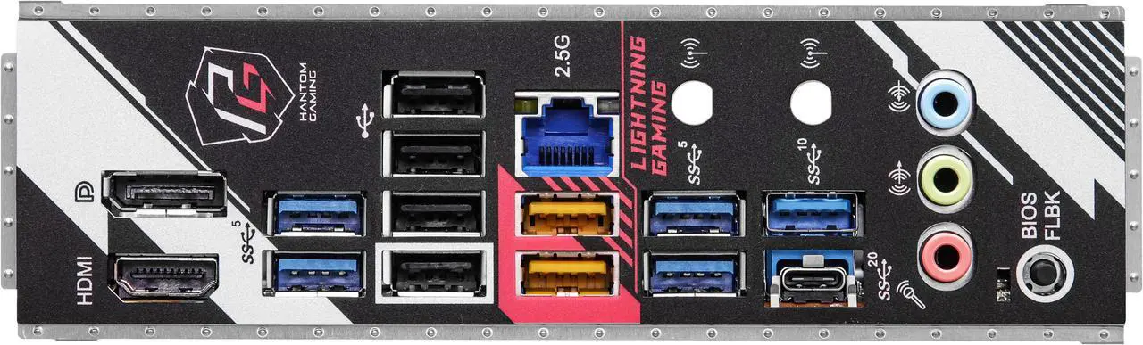 Alt view image 3 of 4 - ASRock X670E PG Lightning AM5 ATX Motherboard. 4xDDR5 slots, PCIE 5.0X16, AMD Cross Fire, Quad M.2 slots, 2.5GB LAN, 7.1 HD audio, HDMI, DP 1.4 ports, USB3.2 Gen2x2 Type-C, 8 Layer PCB.