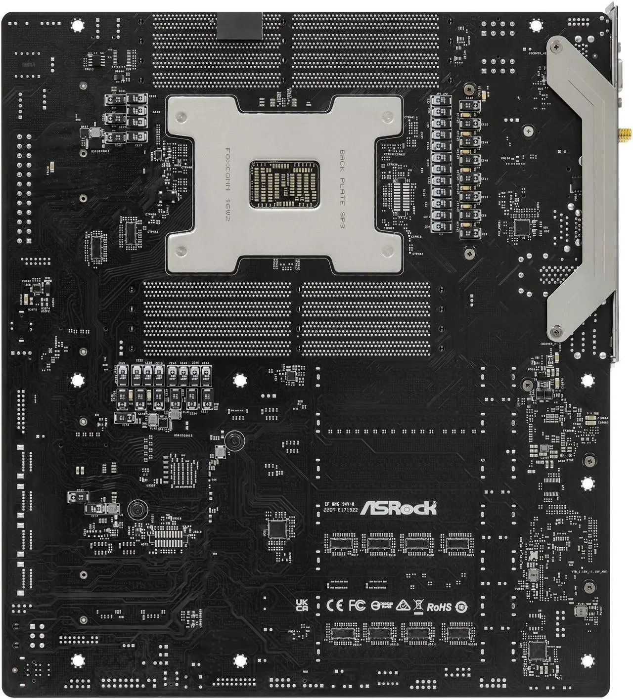 Alt view image 4 of 6 - ASRock WRX80 CREATOR R2.0 AMD WRX80 SATA 6Gb/s Extended ATX AMD Motherboard EATX AMD Ryzen Threadripper PRO 3000WX/ 5000WX Dual 10Gbe LAN 1 Dedicated IPMI 2 Thunderbolt™ 4 Type-C