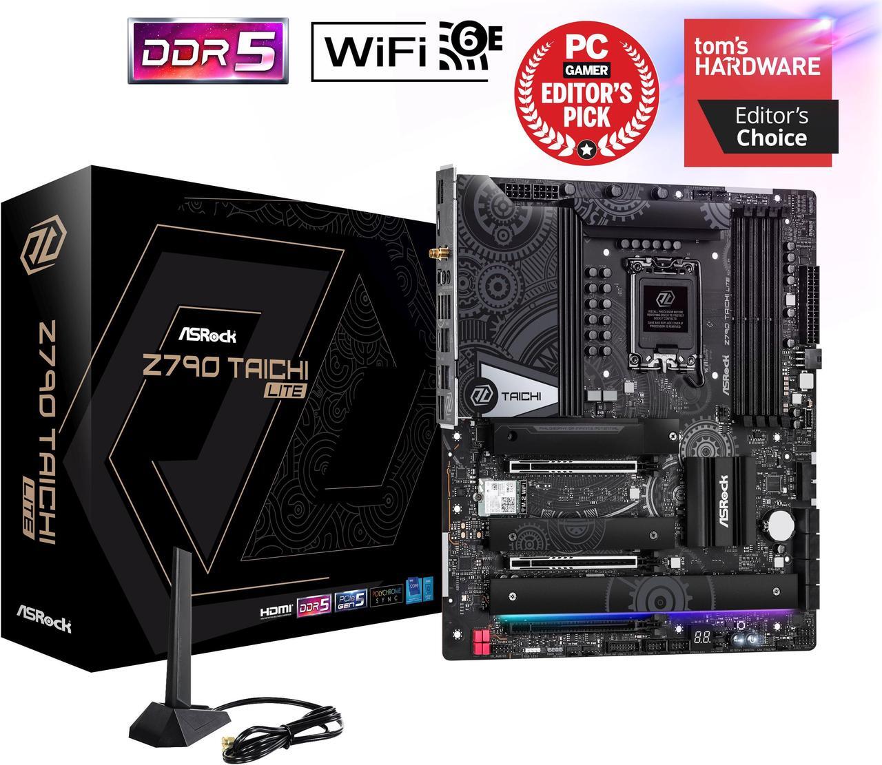 Main image of ASRock Z790 Taichi Lite LGA 1700 (14th,13th,12th Gen) DDR5 Intel Z790 SATA 6Gb/s Extended ATX Motherboard
