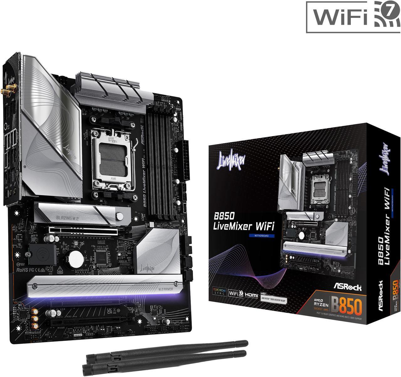 Main image of ASRock B850 Live Mixer WiFi AM5 AMD B850 ATX Motherboard