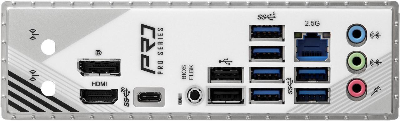 Alt view image 7 of 8 - ASRock B860 Pro RS LGA 1851 Intel B860 SATA 6Gb/s DDR5 Intel Core Ultra ATX Motherboard