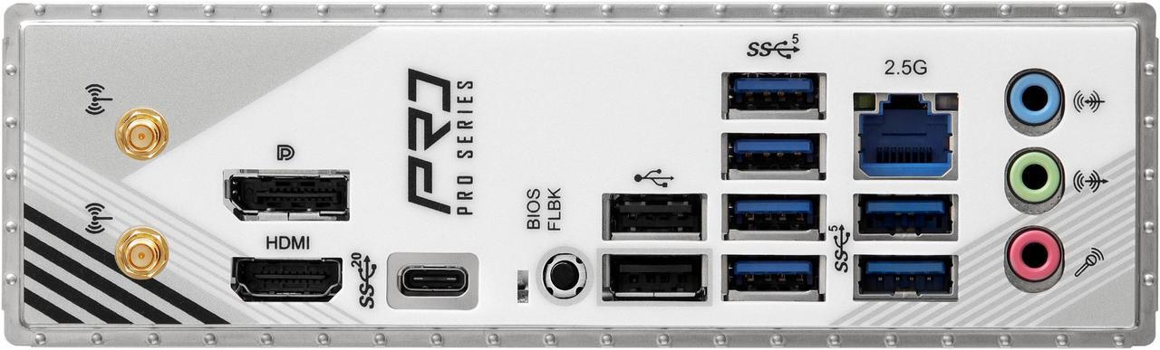 Alt view image 7 of 8 - ASRock B860 Pro RS WiFi LGA 1851 Intel B860 SATA 6Gb/s DDR5 Intel Core Ultra ATX Motherboard
