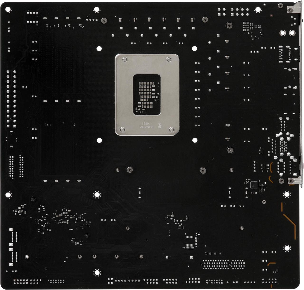 Alt view image 7 of 8 - ASRock B860M Pro RS LGA 1851 Intel B860 SATA 6Gb/s Intel Core Ultra DDR5 Micro ATX Motherboard