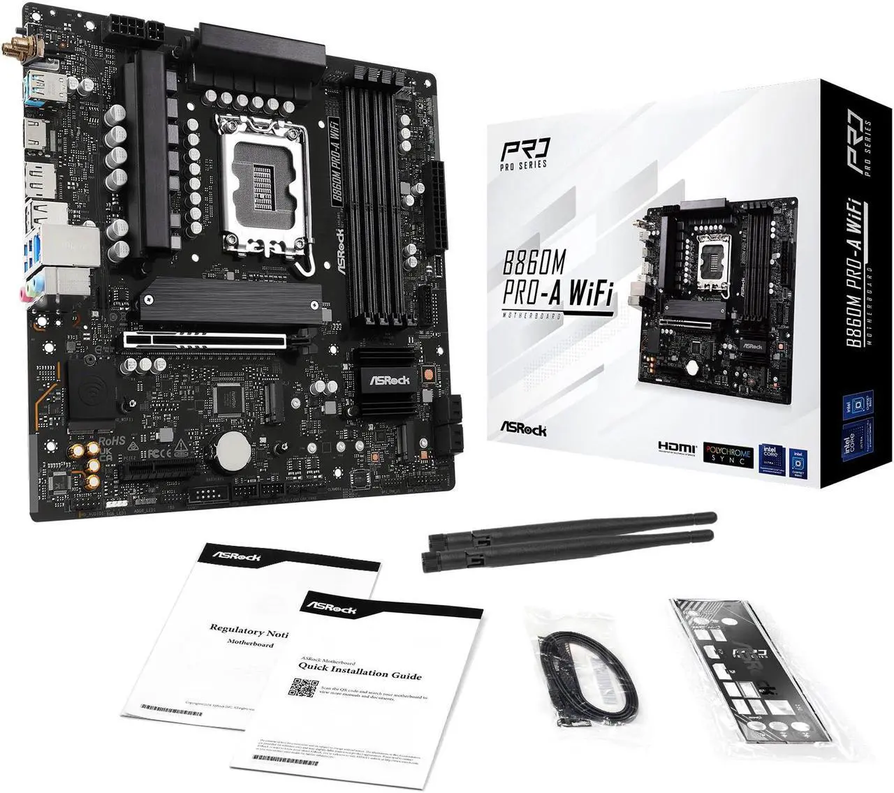 ASRock B860 Pro-A WiFi DDR5 Intel S1851 retail (90-MXBRL-A0UAYZ