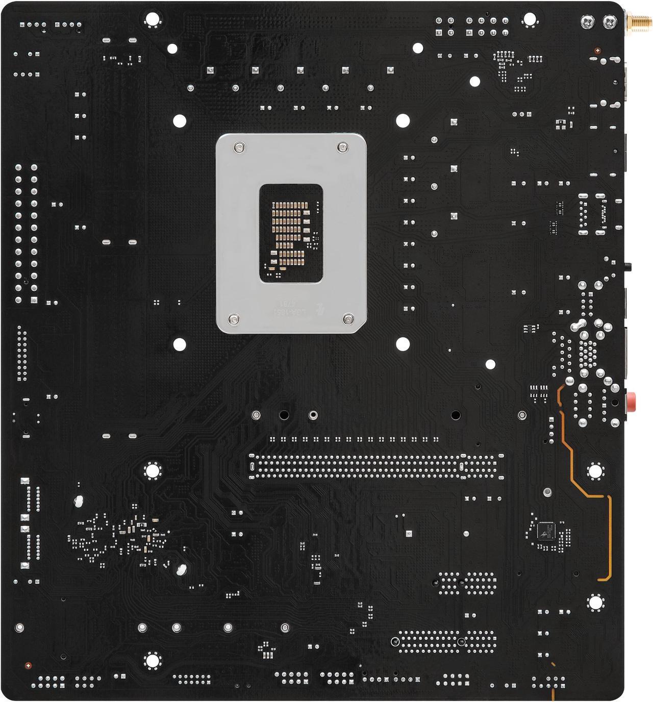 Alt view image 6 of 8 - ASRock B860M-X WiFi LGA 1851 Intel B860 SATA 6Gb/s Intel Core Ultra DDR5 Micro ATX Motherboard